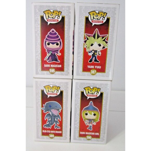 Yu-gi-oh Funko Pops Numbers 387, 389, 390, 595 Set Of 4 Vinyl Figures Exclusives - Picture 10 of 12